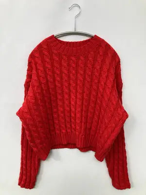 ZARA/ザラ/ニット/セーター/トップス/レッド/13-14 CM 164