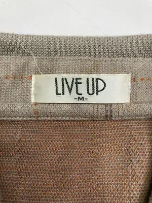 LIVE UP/ポロシャツ/トップス/ベージュ/M