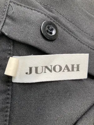 JUNOAH/ジュノア/シャツワンピース/ワンピース/ドレス/ブラック/XL