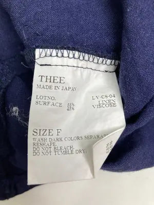 THEE/Tシャツ/カットソー/トップス/ブルー/F