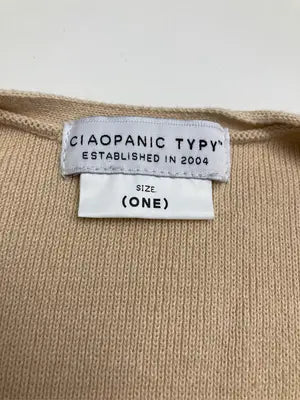 CIAOPANIC TYPY/チャオパニックティピー/ニット/セーター/トップス/ベージュ/ONE