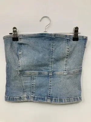 ZARA/ザラ/チューブトップ/トップス/ブルー/USA S