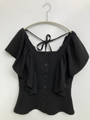 MOUSSY/マウジー/シャツ/ブラウス/トップス/ブラック/1