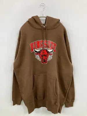 KINGSIZE/キングサイズ/パーカー/トップス/ブラウン/XXL
