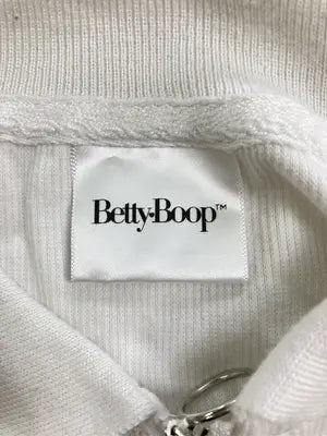 Betty・Boop/ベティブープ/ポロシャツ/トップス/ホワイト/L  バスト86～94   身長154～162