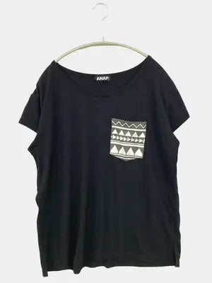 ANAP/アナップ/Tシャツ/カットソー/トップス/ブラック/F