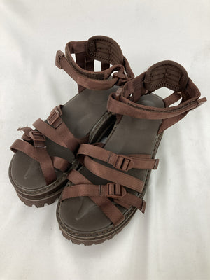 JEANASIS/ジーナシス/サンダル/シューズ/ブラウン