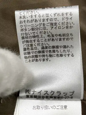 continuer de NICE CLAUP/コンティニューデナイスクラップ/チェスターコート/ジャケット/アウター/ブラウン/F