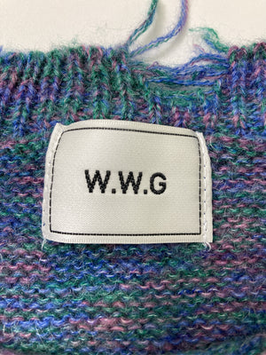 W.W.G/フーズフーギャラリー/ニット/セーター/トップス/ネイビー/F