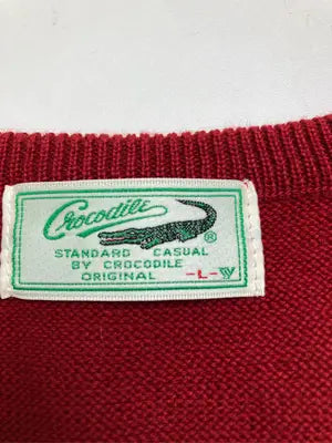 Crocodile/クロコダイル/ベスト/トップス/レッド/L