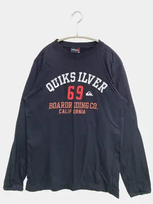 QUIKSILVER/クイックシルバー/Tシャツ/カットソー/トップス/ブラック/M