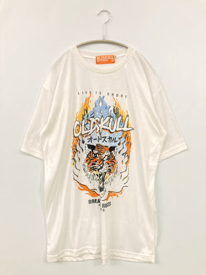 OLD SKULL/Tシャツ/カットソー/トップス/ホワイト/2XL