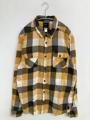 RVCA/ルーカ/シャツ/ブラウス/トップス/ブラウン/L