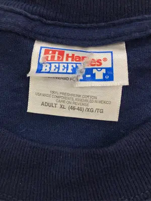 Hanes/ヘインズ/Tシャツ/カットソー/トップス/ネイビー/XL