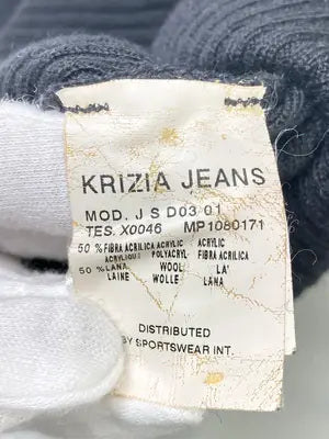 KRIZIA JEANS/ニット/セーター/トップス/ブラック