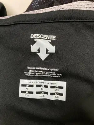 DESCENTE/デサント/ジャージ/トラックジャケット/トップス/ブラック/O
