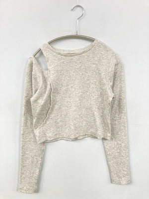 feepur/フィープル/ニット/セーター/トップス/グレー/M