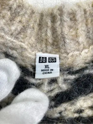 UNIQLO/ユニクロ/ニット/セーター/トップス/ベージュ/XL