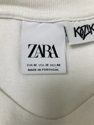 ZARA/ザラ/Tシャツ/カットソー/トップス/ホワイト/M