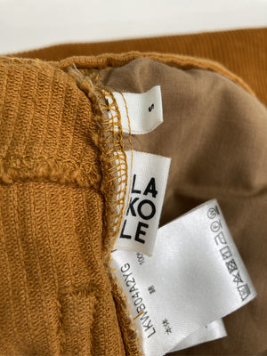 LAKOLE/ラコレ/スラックス/パンツ/オレンジ/S