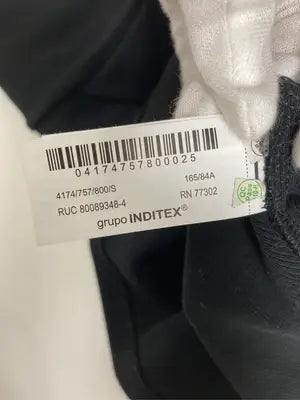 ZARA/ザラ/Tシャツ/カットソー/トップス/ブラック/USA S