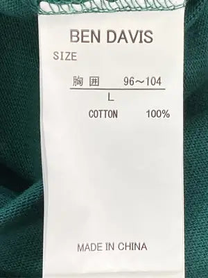 BEN DAVIS/ベンデイビス/Tシャツ/カットソー/トップス/グリーン/Large