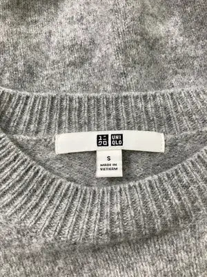 UNIQLO/ユニクロ/ニット/セーター/トップス/グレー/S