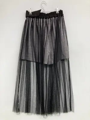 ロングスカート/スカート/ブラック