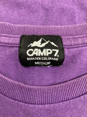 CAMP7/キャンプセブン/Tシャツ/カットソー/トップス/パープル/MEDIUM