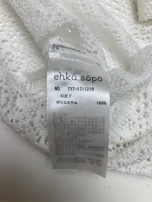 ehka sopo/エヘカソポ/シャツ/ブラウス/トップス/ホワイト/F