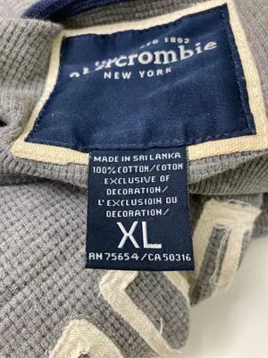Abercrombie/Tシャツ/カットソー/トップス/グレー/XL