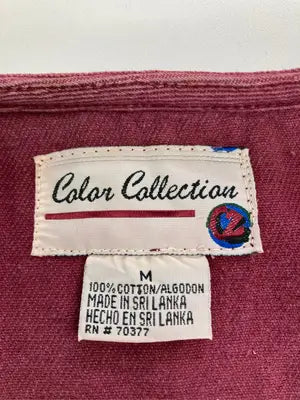 Color Collection/ベスト/トップス/レッド/M