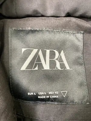 ZARA/ザラ/ダウンジャケット/コート/ジャケット/アウター/ブラック/L