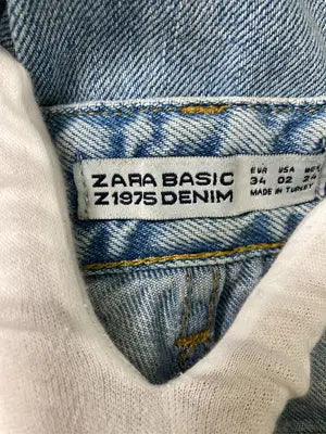 ZARA BASIC/ザラベーシック/デニムパンツ/パンツ/ブルー/EUR 34