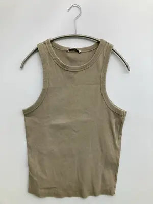 ZARA/ザラ/タンクトップ/トップス/カーキ/EUR L
