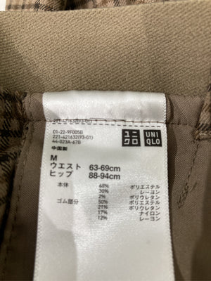 UNIQLO/ユニクロ/スラックス/パンツ/ブラウン/M
