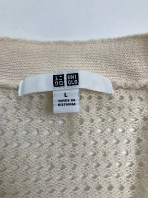 UNIQLO/ユニクロ/カーディガン/ボレロ/トップス/ベージュ/L