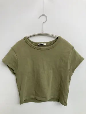 ZARA/ザラ/Tシャツ/カットソー/トップス/カーキ/EUR L/USA L/MEX 30