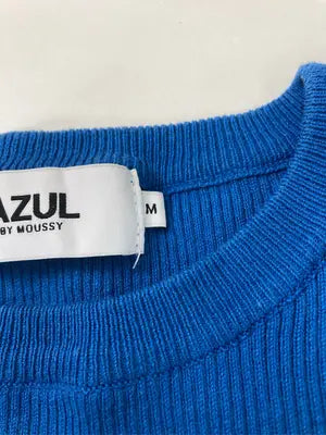 AZUL by MOUSSY/アズールバイマウジー/ニット/セーター/トップス/ブルー/M