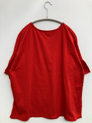 E hyphen world gallery peace/イーハイフンワールドギャラリーピース/Tシャツ/カットソー/トップス/レッド/F