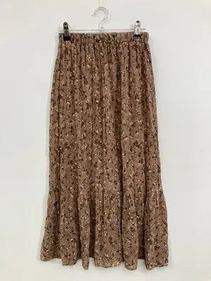 UNE MANSION/ウメマンション/ロングスカート/スカート/ブラウン/F