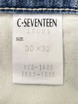 C-SEVENTEEN/シーセブンティーン/デニムパンツ/パンツ/ブルー/30×32