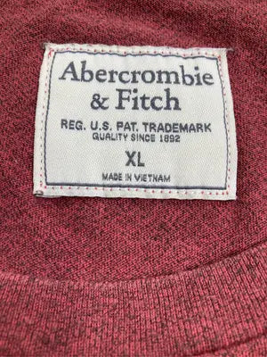 Abercrombie & Fitch/アバクロンビーアンドフィッチ/Tシャツ/カットソー/トップス/レッド/XL