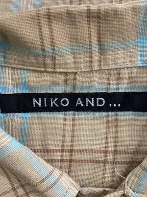 niko and .../ニコアンド/シャツ/ブラウス/トップス/ブラウン/3