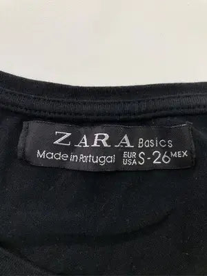 ZARA/ザラ/Tシャツ/カットソー/トップス/ブラック/EUR S/USA S/MEX 26