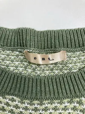 ems/エムズエキサイト/Tシャツ/カットソー/トップス/ライトグリーン/F