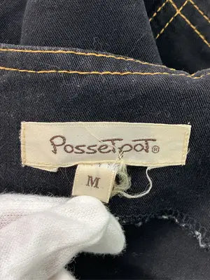 Possetpot/ジャンパースカート/ワンピース/ドレス/ブラック/M