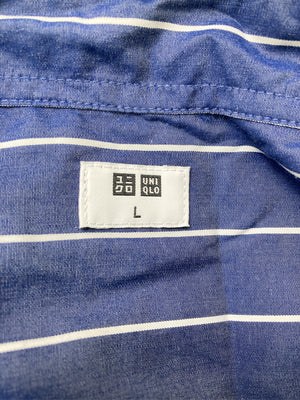 UNIQLO/ユニクロ/シャツ/ブラウス/トップス/ネイビー/L