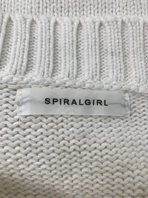 SPIRALGIRL/スパイラルガール/ニット/セーター/トップス/ホワイト/F