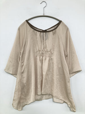 NATURAL BEAUTY BASIC/ナチュラルビューティーベーシック/シャツ/ブラウス/トップス/ベージュ/M